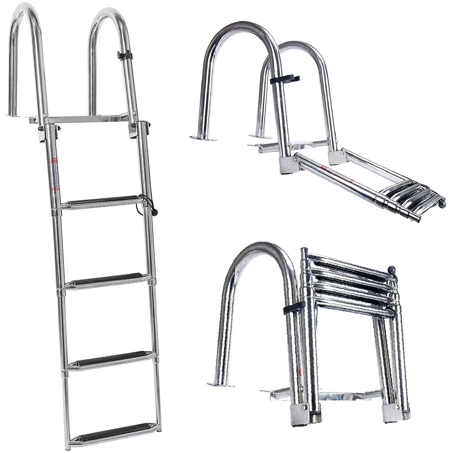 4 Step Pontoon Boat Ladder