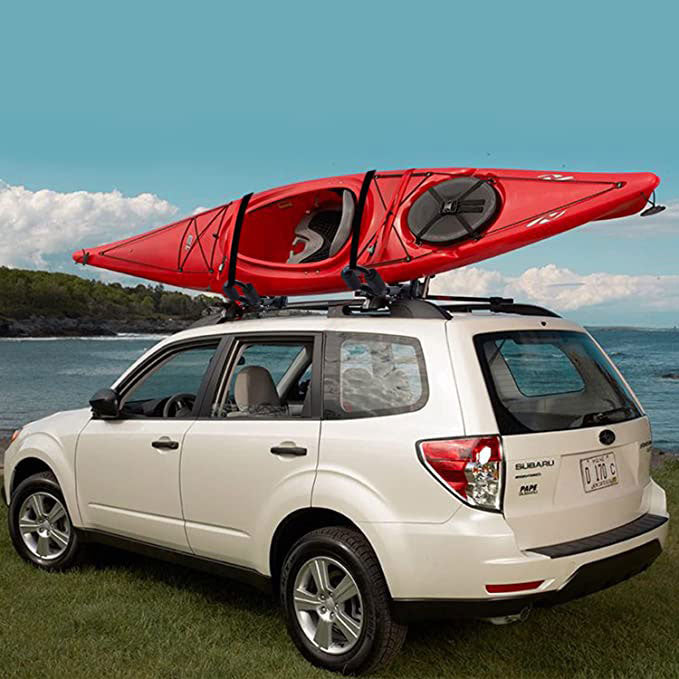 J-Bar Folding Kayak Rack | Canoe Boat Kayak Car Roof Rack 2PCS