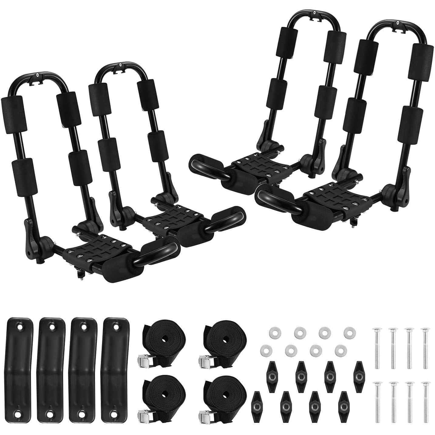 Folding j bars online kayak rack