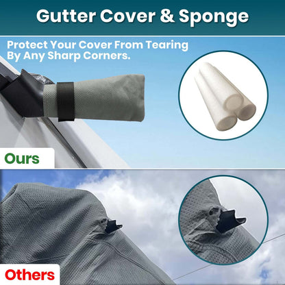 Camper Covers | Travel Trailer RV Covers 8 Layers Winter Waterproof